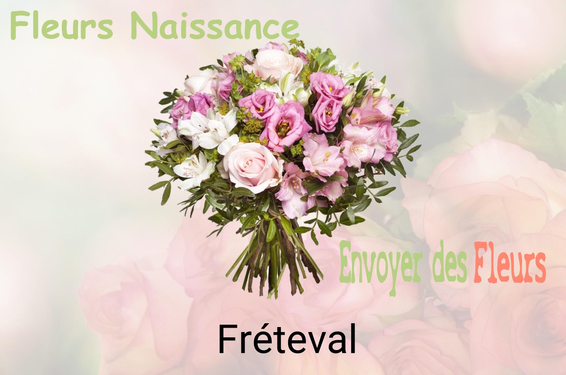 Bouquet de fleurs de naissance livré à Fréteval